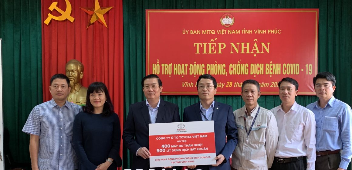 Toyota VN chung tay cùng Việt Nam đẩy lùi dịch bệnh Covid-19