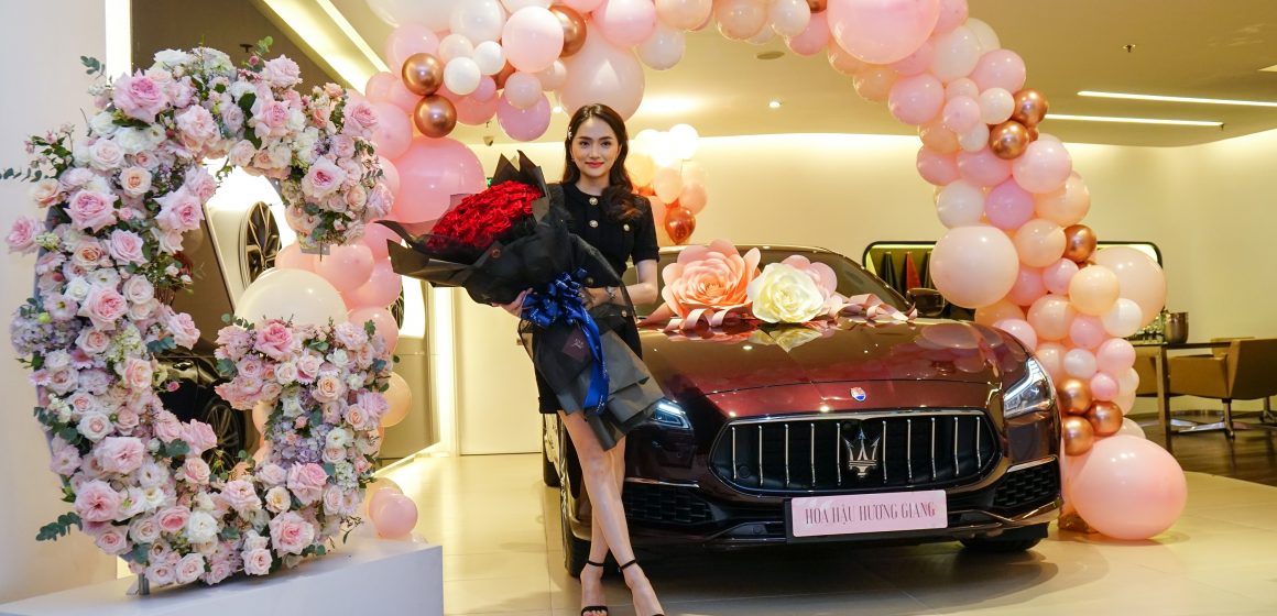 Hoa Hậu Hương Giang trở thành chủ sở hữu Maserati Quattroporte GranLusso màu Rosso Folgore độc đáo