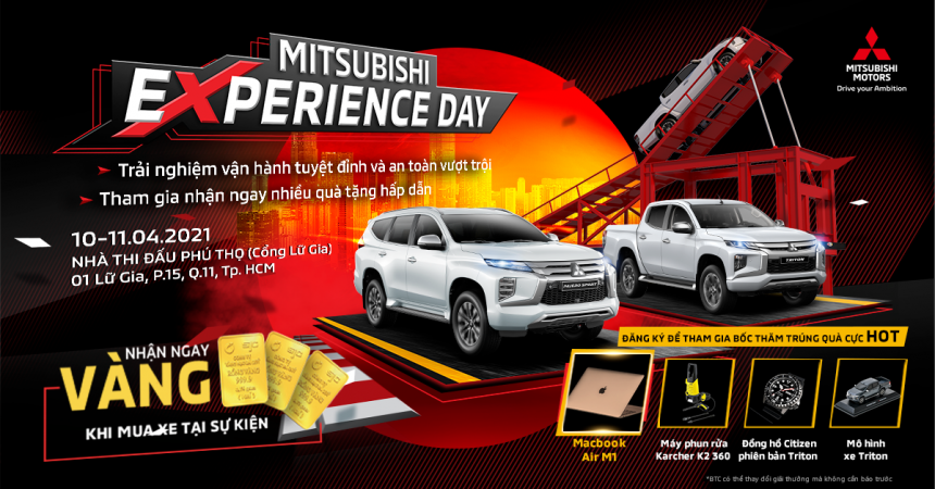 “Mitsubishi Experience Day” – Ngày hội trải nghiệm xe Mitsubishi” tại TP.Hồ Chí Minh