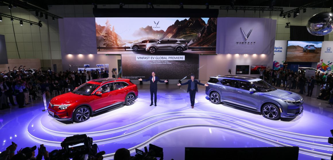 Xe điện VinFast VF e35, VF e36 ra mắt tại Los Angeles Auto Show 2021