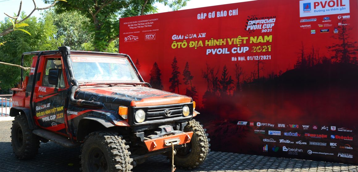 Chuẩn bị khai mạc Giải Đua xe ô tô địa hình Việt Nam PVOIL Cup 2021