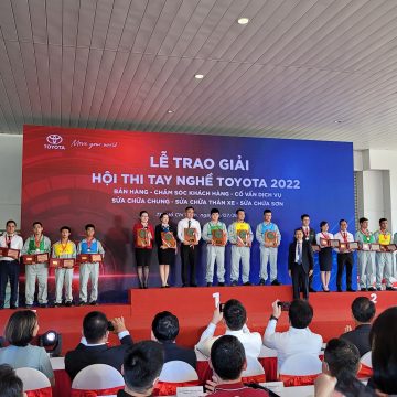 Vinh danh những cá nhân xuất sắc tại Hội thi tay nghề Toyota 2022