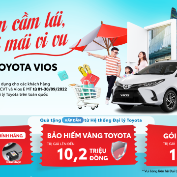Ưu đãi cho khách hàng mua xe Toyota Vios tháng 9/2022